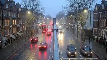 Street camera view of London, one of the seven live traffic betting feeds